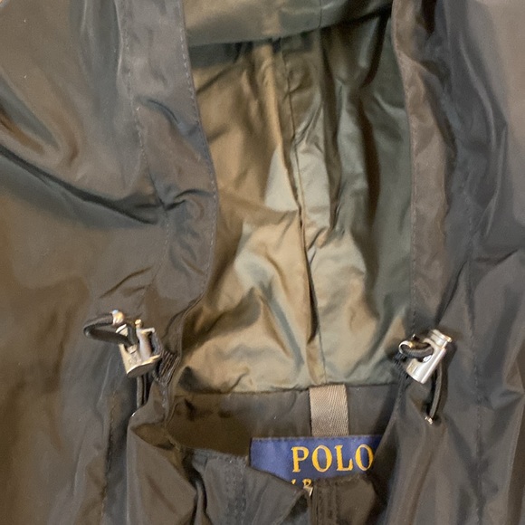 Polo Ralph Lauren, black rain coat,hooded size XL - Picture 5 of 9